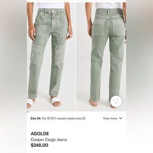 AGOLDE COOPER CARGO JEANS